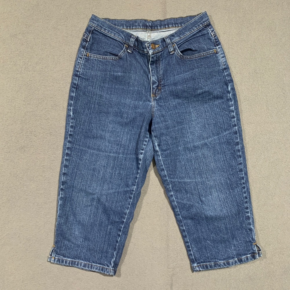 Vintage Riders Capri Jeans Women's Size 10P Relaxed Fit Riders by Lee Denim Blue